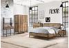 4ft Small Double Industrial,Urban Metal & Wood Effect Bed Frame 4